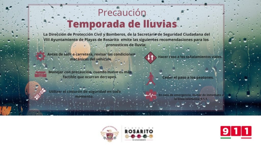 ALERTAN POR LLUVIAS A PARTIR DE ESTE VIERNES