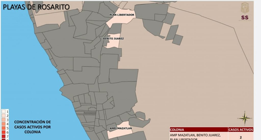 ESTAS SON LAS COLONIAS MáS CONTAMINADAS POR COVID EN TIJUANA