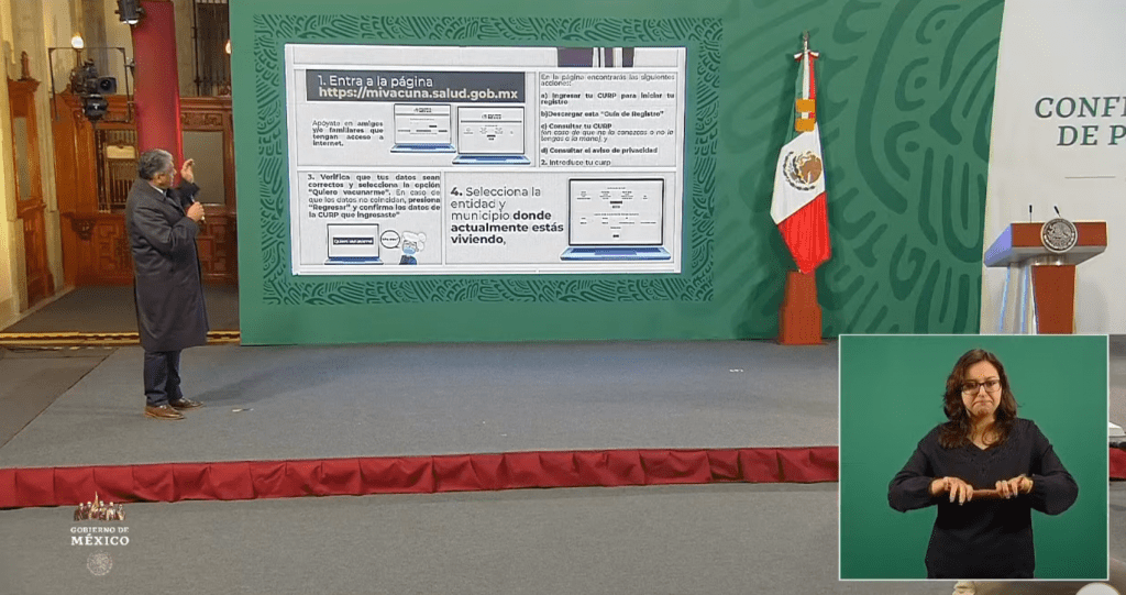 SE ABRE REGISTRO NACIONAL PARA QUE ADULTOS MAYORES RECIBAN VACUNA