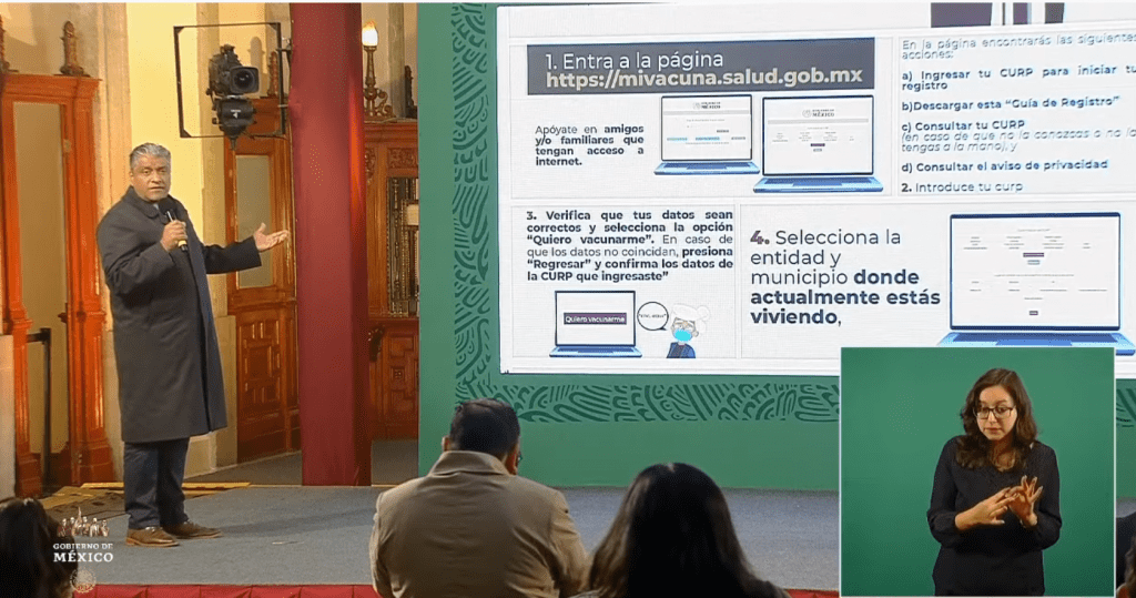 SE ABRE REGISTRO NACIONAL PARA QUE ADULTOS MAYORES RECIBAN VACUNA