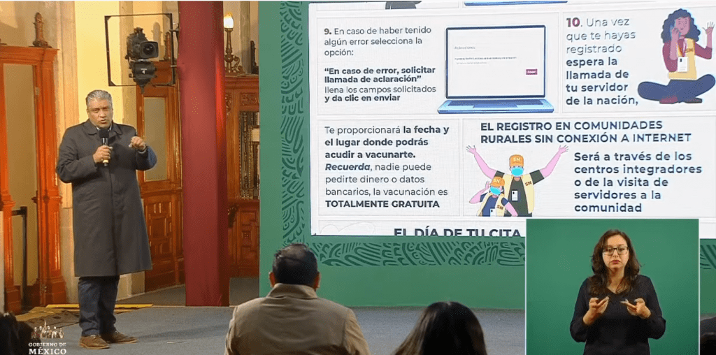 SE ABRE REGISTRO NACIONAL PARA QUE ADULTOS MAYORES RECIBAN VACUNA