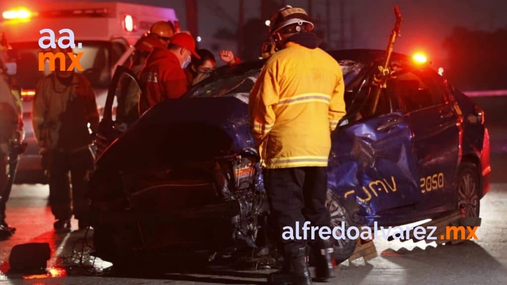 BRUTAL ACCIDENTE DEJA UN MUERTO Y UN LESIONADO