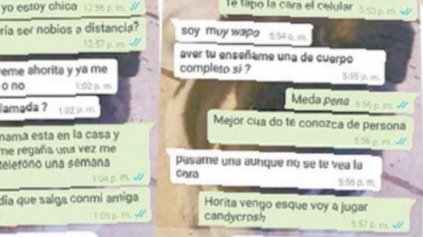 PEDóFILO MENSAJEABA A NIñA Y LA MADRE LO DESCUBRIó