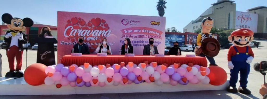 CELEBRA CALIENTE AYUDA CARAVANA POR AMOR
