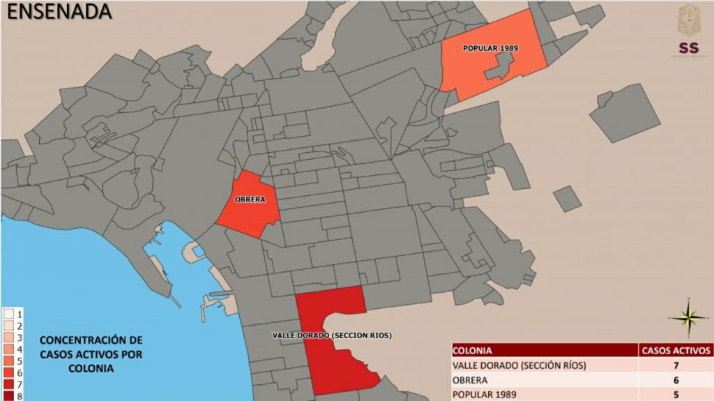 ESTAS SON LAS COLONIAS MáS CONTAMINADAS POR COVID EN TIJUANA