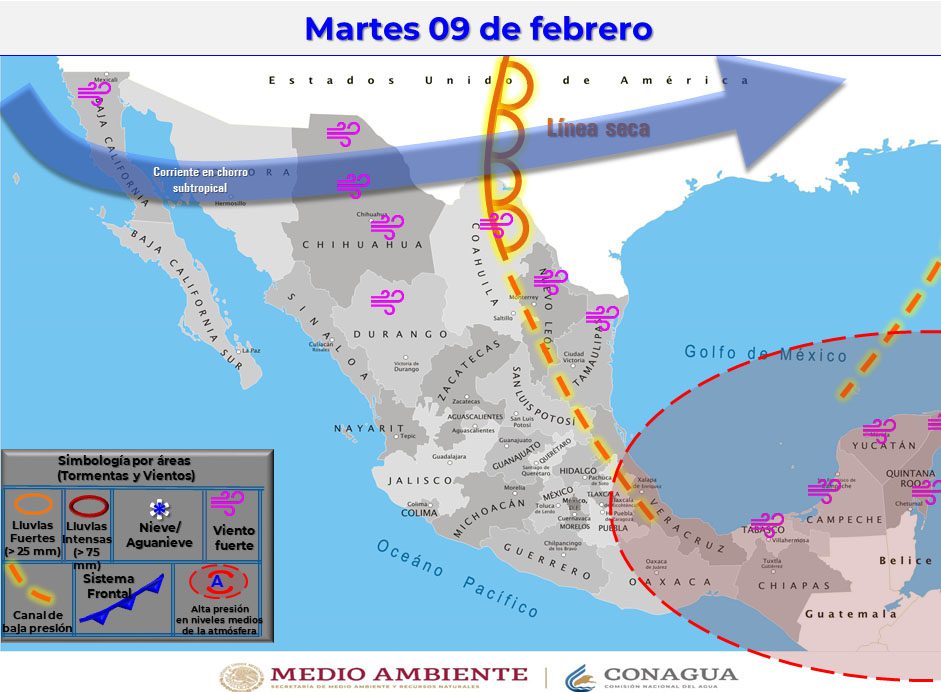 LLEGARá OTRO FRENTE FRíO Y LLUVIAS A BC LLEGARá OTRO FRENTE FRíO Y LLUVIAS A BC