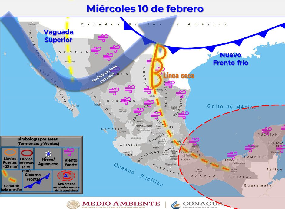 LLEGARá OTRO FRENTE FRíO Y LLUVIAS A BC LLEGARá OTRO FRENTE FRíO Y LLUVIAS A BC