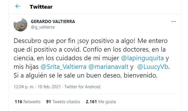 COMENTARISTA DEPORTIVO, GERARDO VALTIERRA FALLECE POR COVID-19
