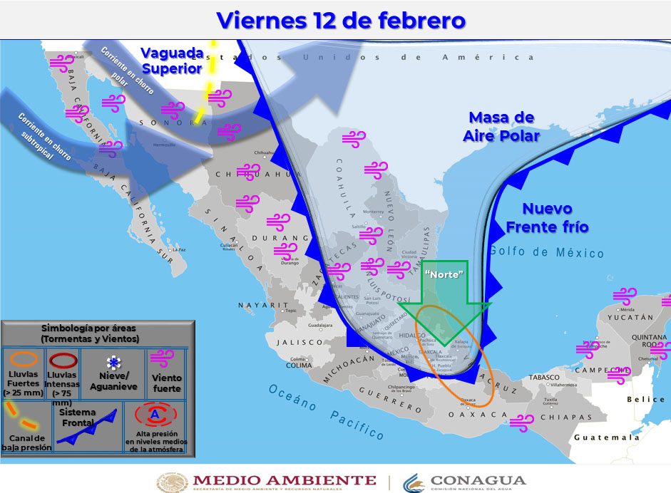 LLEGARá OTRO FRENTE FRíO Y LLUVIAS A BC LLEGARá OTRO FRENTE FRíO Y LLUVIAS A BC