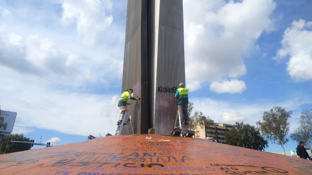 COMIENZA LIMPIEZA DE MONUMENTOS Y ESTACIONES DEL SITT
