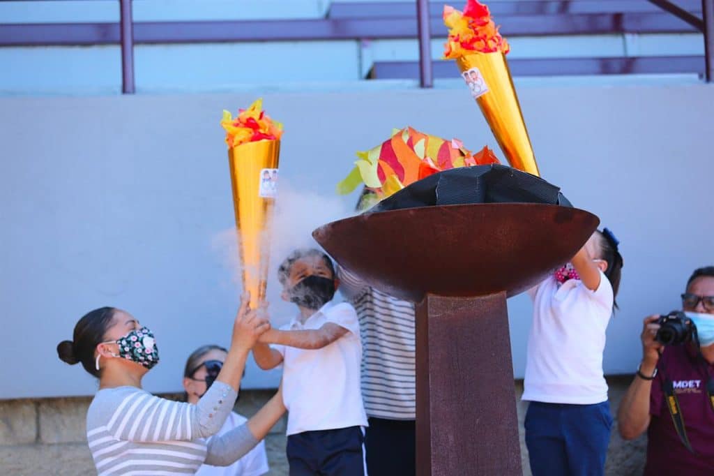 PRESIDENTA MUNICIPAL ENCABEZA MINI OLIMPIADA DE SECRETARIA DE BIENESTAR