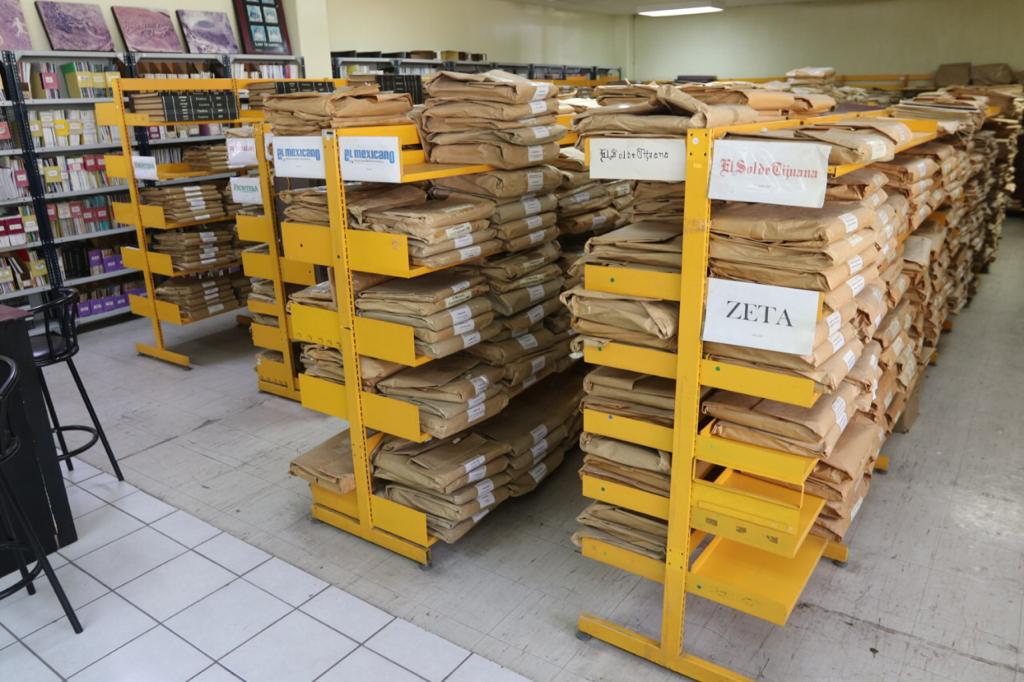 ACERVO DE BIBLIOTECA BENITO JUáREZ CONTINúA RESGUARDADO EN EL RECINTO