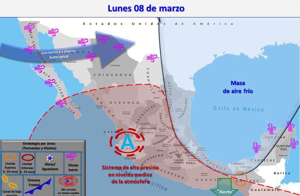 LLEGARáN LLUVIAS INTENSAS Y NEVADA A BC LLEGARáN LLUVIAS INTENSAS Y NEVADA A BC