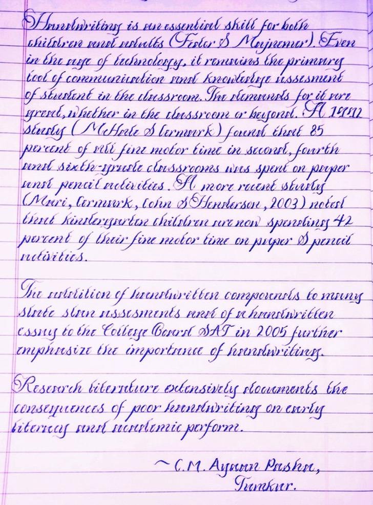 MENOR SORPRENDE CON LA MEJOR CALIGRAFíA DEL MUNDO MENOR SORPRENDE CON LA MEJOR CALIGRAFíA DEL MUNDO