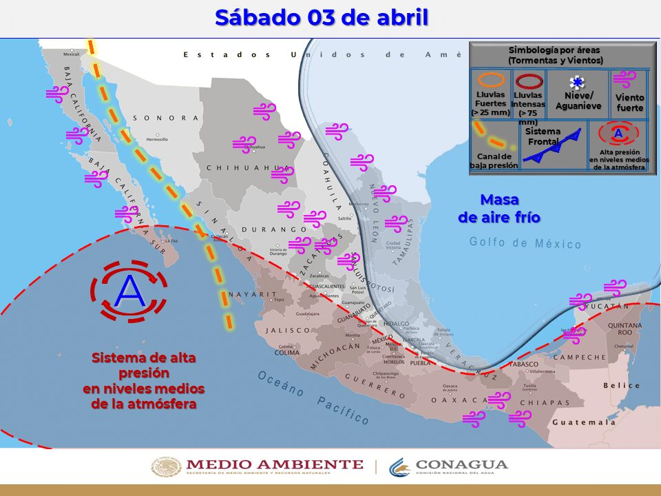 BAJA CALIFORNIA TENDRá TEMPERATURAS EXTREMAS