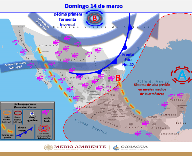 LLEGARá MáS LLUVIA Y HELADAS A BC