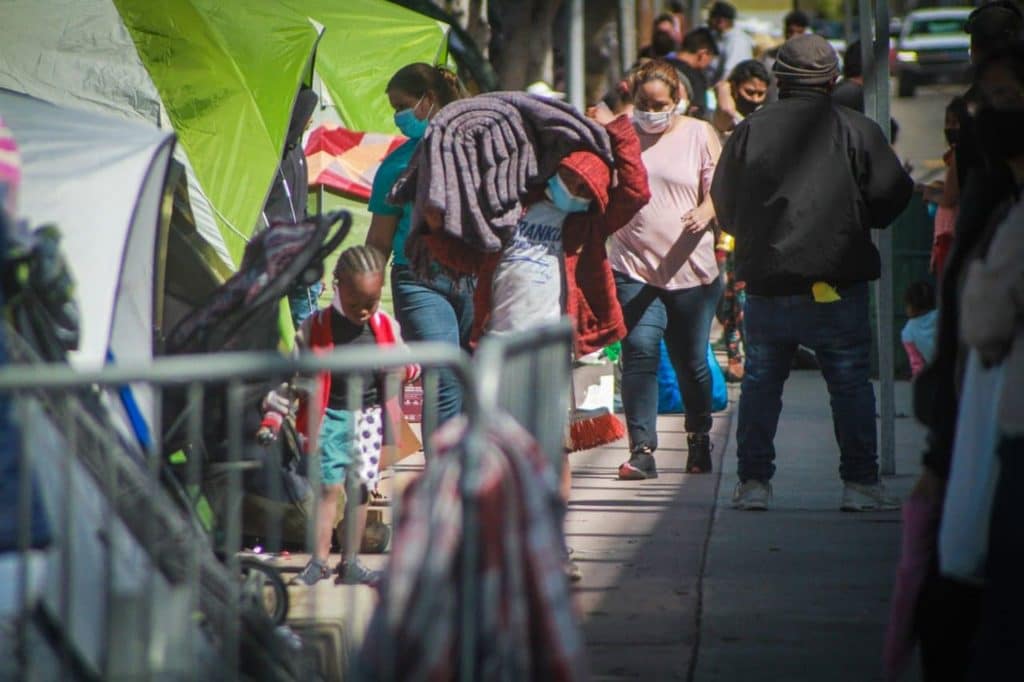 RECONOCEN ATENCIóN DE AUTORIDADES EN CAMPAMENTO MIGRANTE