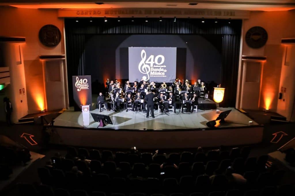 RECONOCEN TRAYECTORIA DE BANDA MUSICAL MUNICIPAL EN 40 ANIVERSARIO