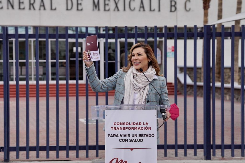 MARINA DEL PILAR PRESENTA PLAN DE SALUD PARA BC DIVIDIDO EN SEIS EJES