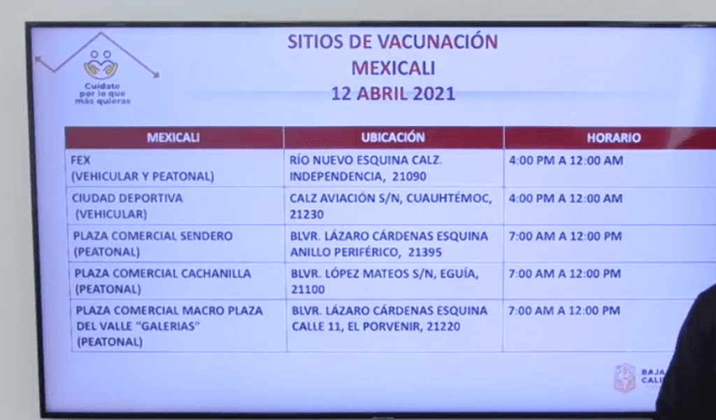 APLICARáN EN BC, 100 MIL DOSIS DE VACUNA EN CINCO DíAS