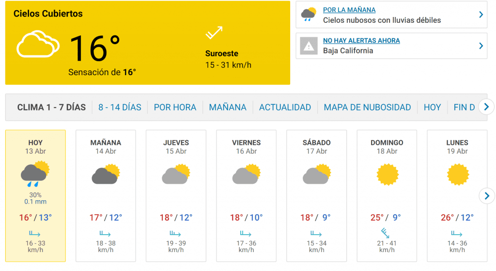 FRíO Y VIENTOS INTENSOS NOS ESPERAN EN TIJUANA