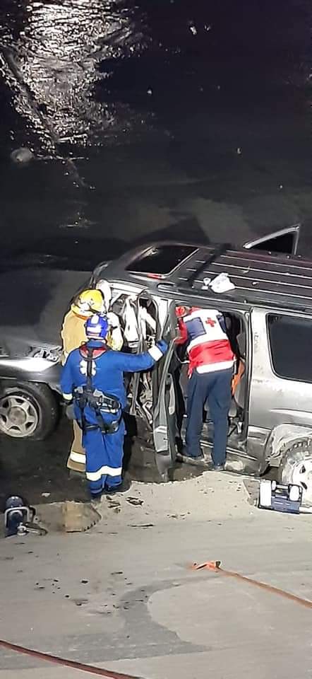 CIRCULA A EXCESO DE VELOCIDAD Y CAE A CANALIZACIóN DEL RíO