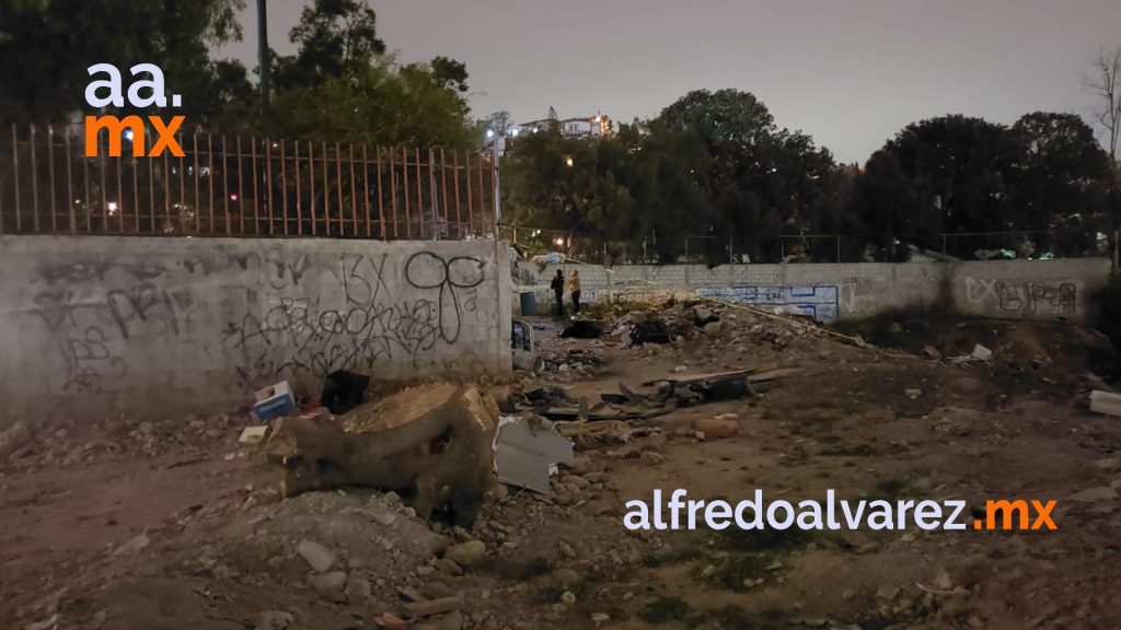 DEJAN CADáVER DENTRO DE TAMBO PARA LA BASURA