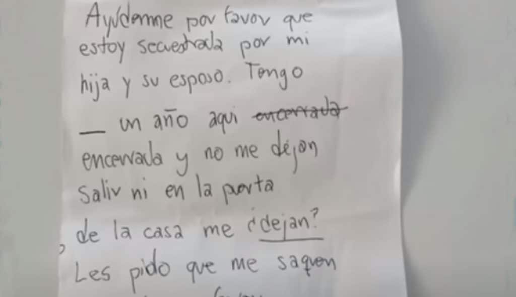ABUELITA MALTRATADA POR FAMILIA PIDE AYUDA AL SER VACUNADA CONTRA COVID-19