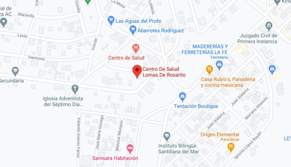 ESTE ES EL PUNTO DE VACUNACIóN PARA ADULTOS MAYORES EN ROSARITO