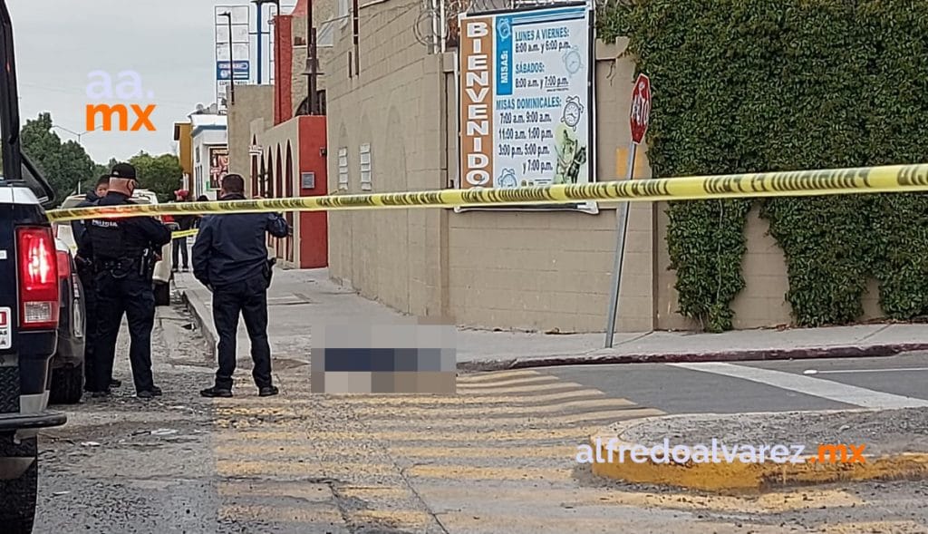 ASESINAN A HOMBRE AL LADO DE IGLESIA