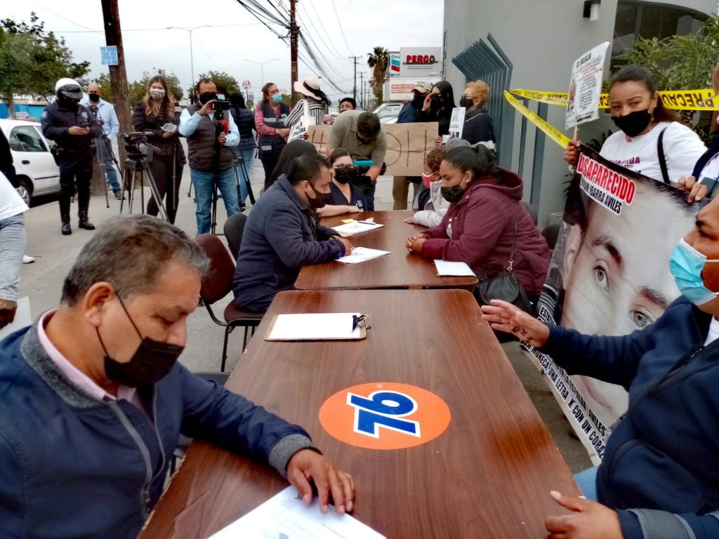 DERECHOS HUMANOS RECIBE A FAMILIARES DE PERSONAS DESAPARECIDAS
