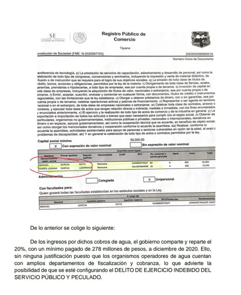 DENUNCIAN A FUNCIONARIOS DEL ESTADO POR VARIOS DELITOS