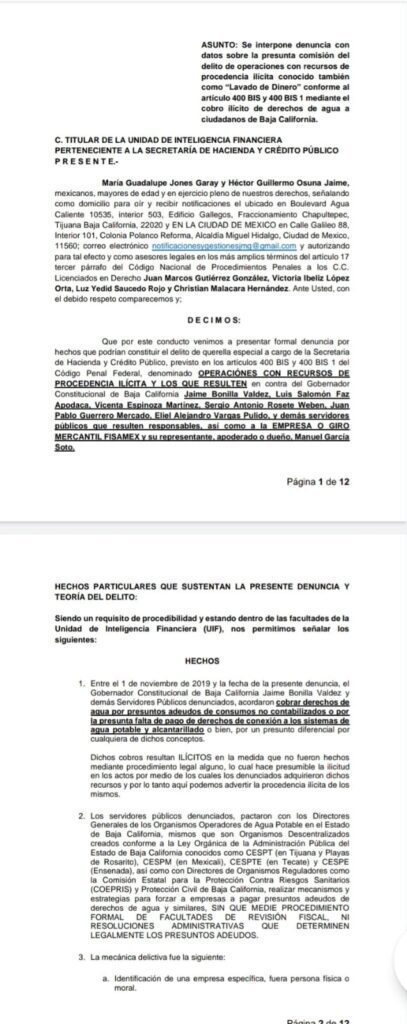 DENUNCIAN A FUNCIONARIOS DEL ESTADO POR VARIOS DELITOS