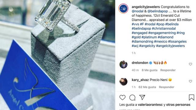 REVELAN PRECIO DEL ANILLO DE COMPROMISO QUE DIO NODAL A BELINDA
