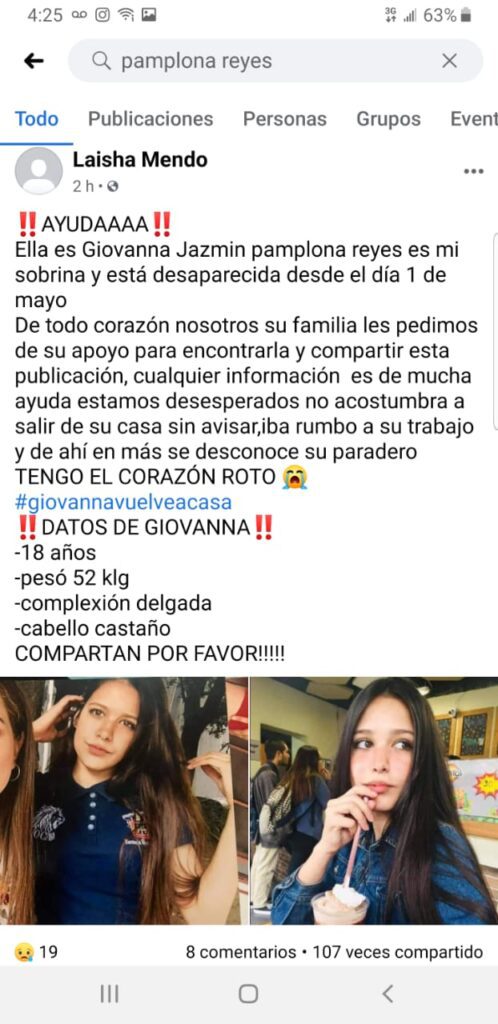 DESAPARECIó EN JALISCO Y LA ENCONTRARON EN MEXICALI