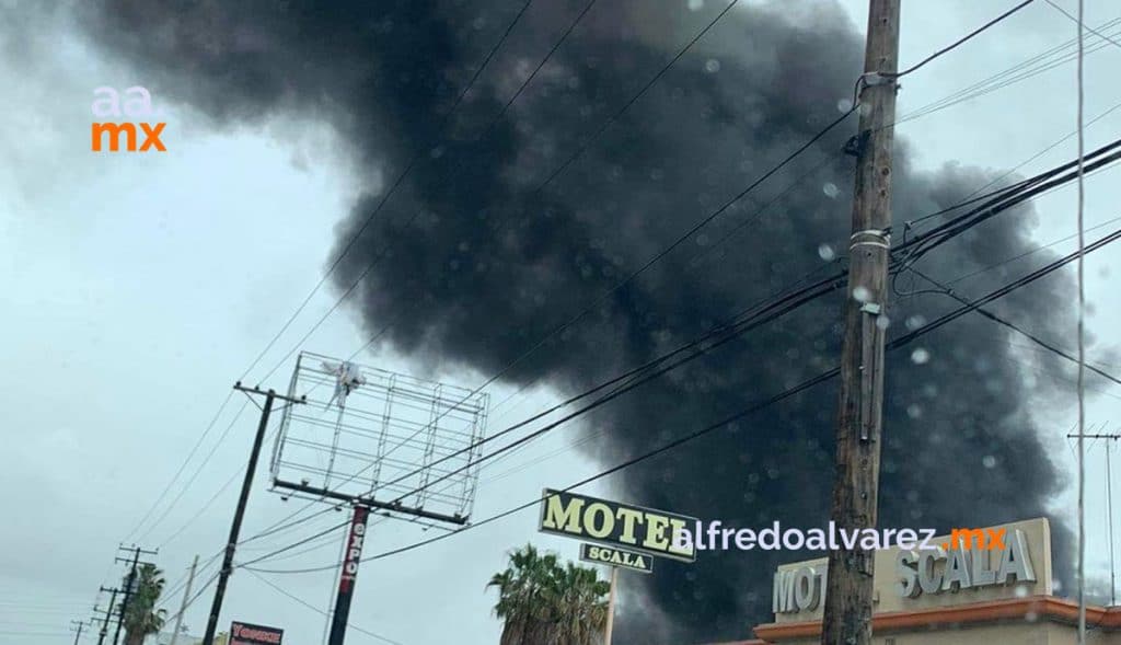 VIDEO: SE INCENDIA RECICLADORA EN TIJUANA VIDEO: SE INCENDIA RECICLADORA EN TIJUANA