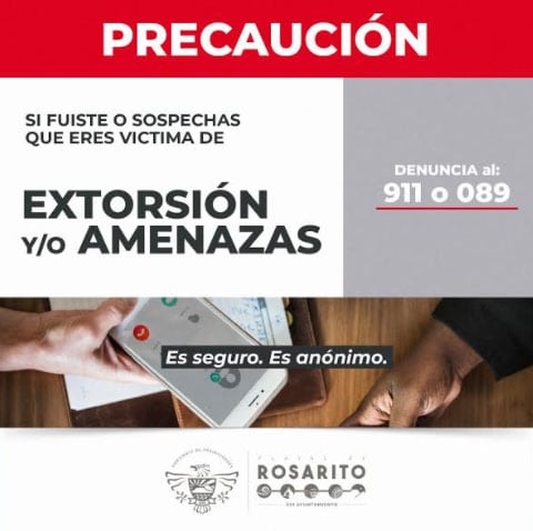 EXHORTA GOBIERNO A NO CAER EN LLAMADAS DE EXTORSIóN NI AMENAZAS