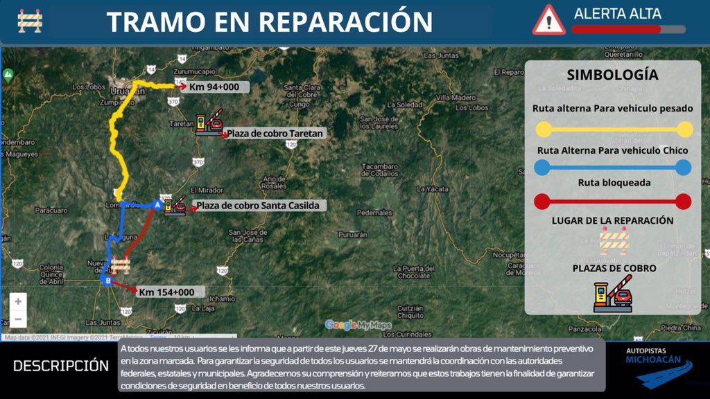COLAPSA TRAMO CARRETERO TRAS CIERRE POR GRIETA
