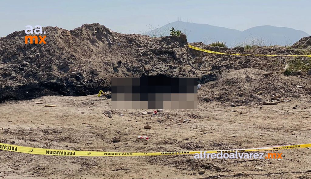 ENCUENTRAN CUERPOS CALCINADOS EN BALDíO
