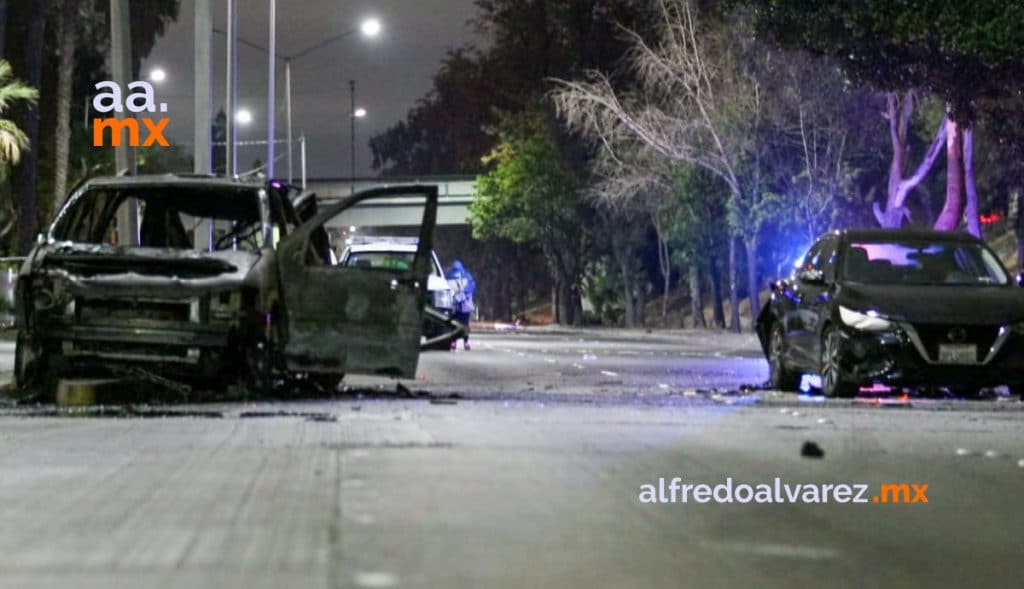 EBRIA CHOCA, PROVOCA INCENDIO Y FALLECE PAREJA