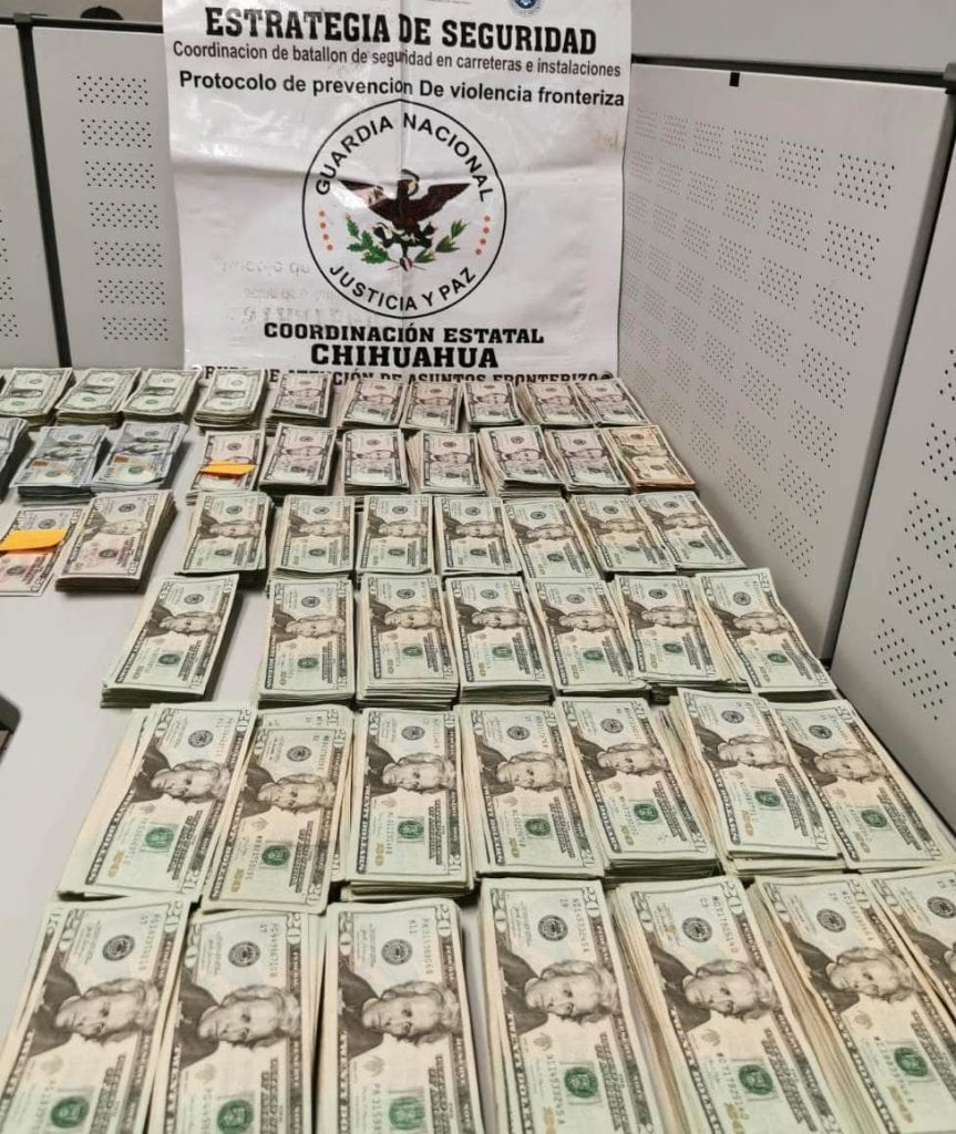 CAE MUJER CON 122 MIL DóLARES SIN DECLARAR EN CRUCE FRONTERIZO
