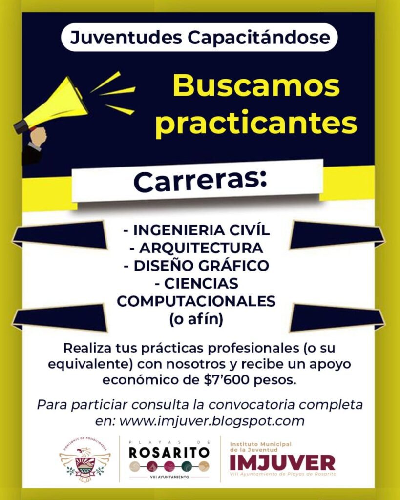 LANZA IMJUVER NUEVA CONVOCATORIA PARA JóVENES PRACTICANTES