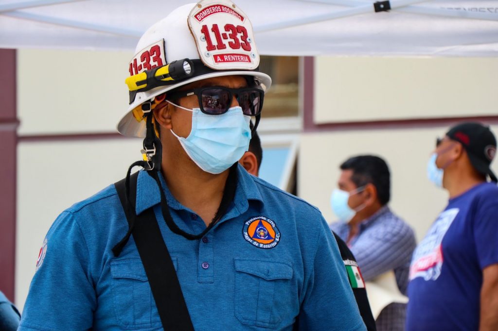 AYUNTAMIENTO DE ROSARITO PARTICIPA EN 1ER MACRO SIMULACRO NACIONAL 2021