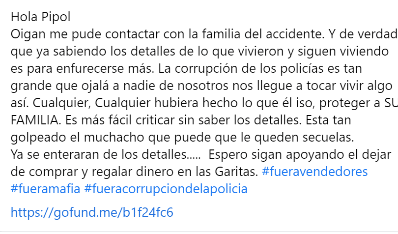 LLAMAN A BOICOT A VENDEDORES DE LA LíNEA POR BRUTAL ATAQUE A JOVEN