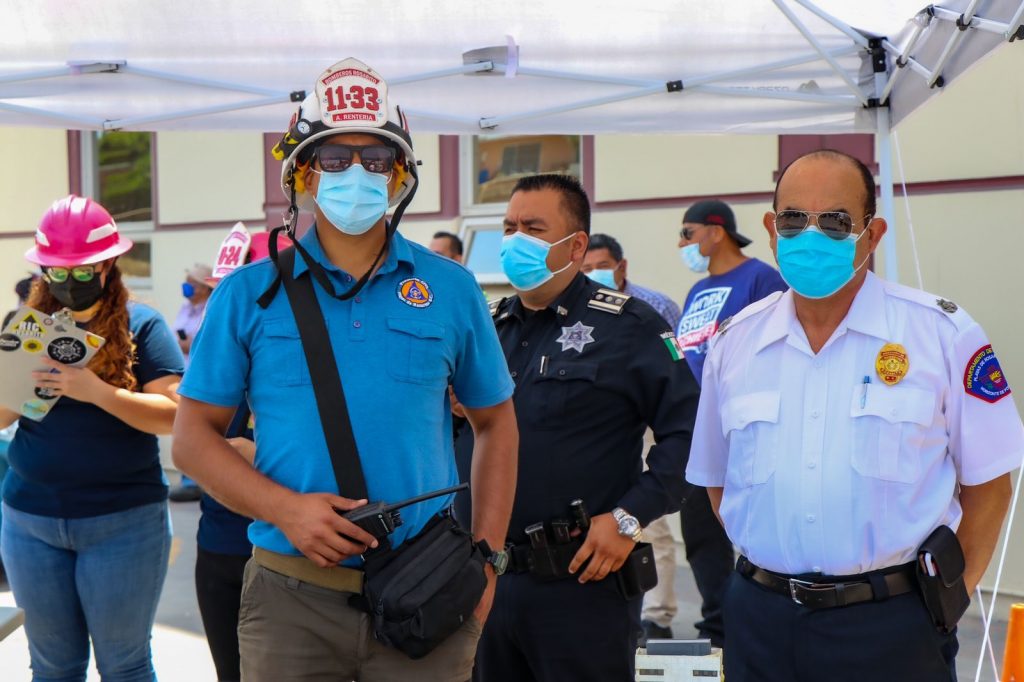AYUNTAMIENTO DE ROSARITO PARTICIPA EN 1ER MACRO SIMULACRO NACIONAL 2021