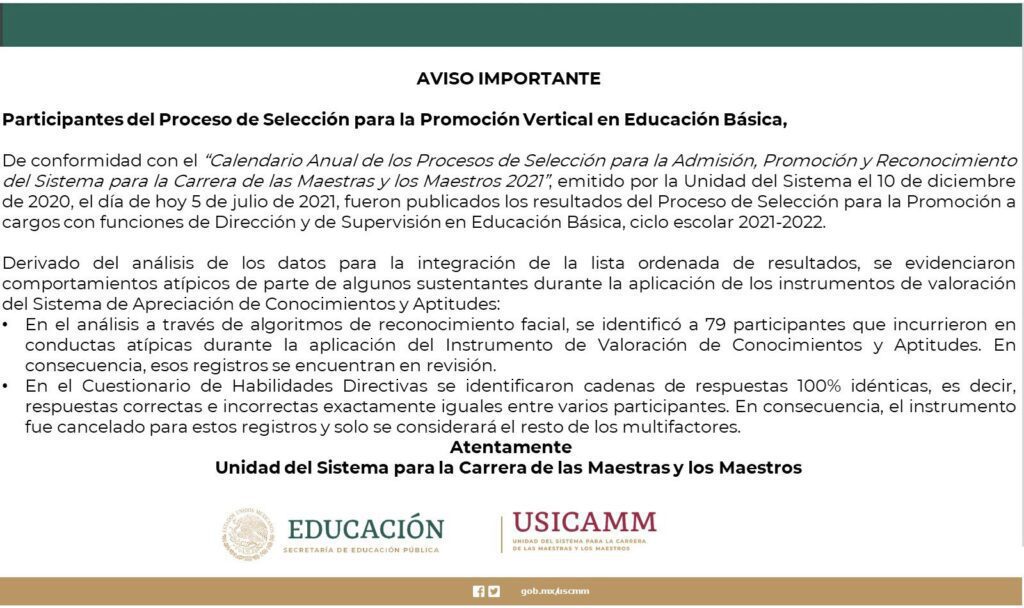 ¡POR COPIONES! CANCELAN EXAMEN A MáS DE 5 MIL MAESTROS