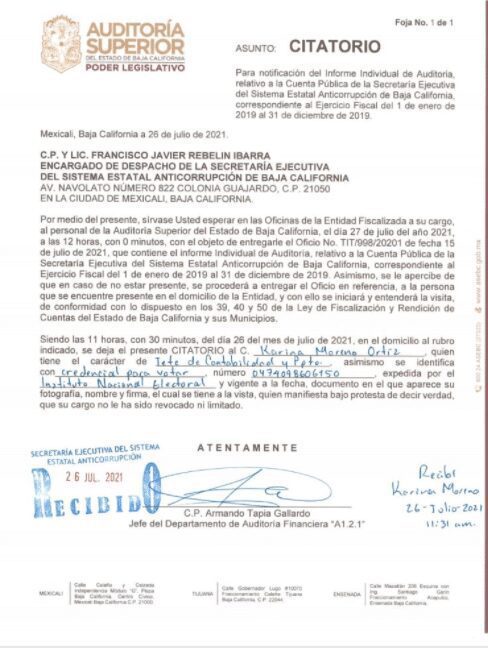 IRREGULARIDADES EN NOMBRAMIENTO DE LA SECRETARíA TéCNICA DEL SEA