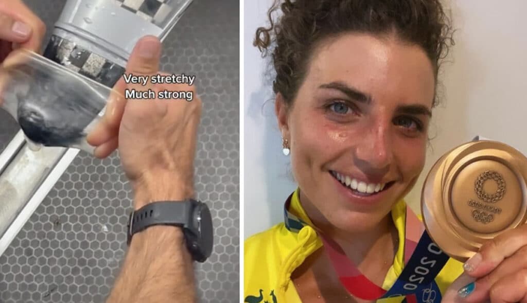 REPARA SU KAYAK CON CONDóN Y GANA MEDALLA