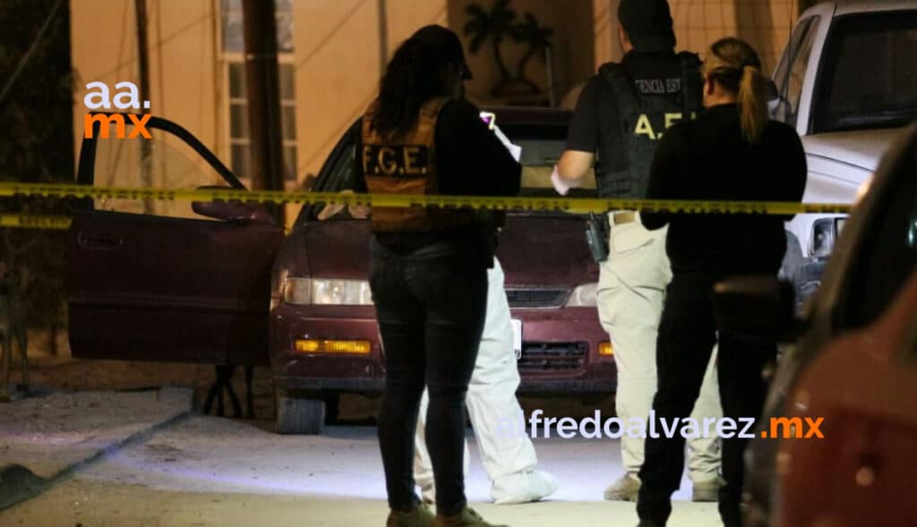 ASESINADO A BORDO DE UN AUTOMóVIL