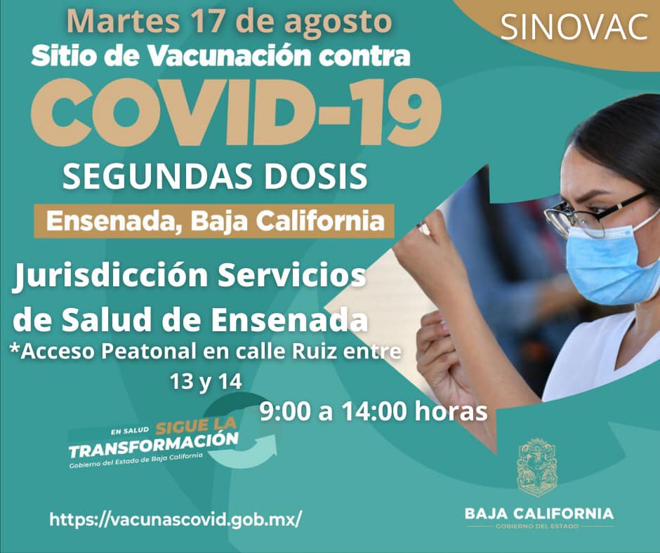 SIGUE APLICACIóN DE 2DA DOSIS SINOVAC, ASTRAZENECA Y PFIZER